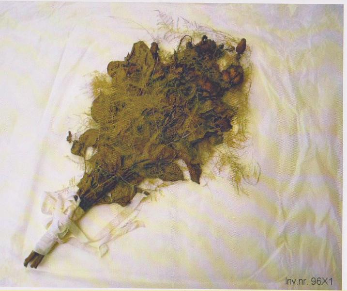 Top-1.jpg - Ingeborg's brudebuket. (Kopi fra Stevns Museum.)